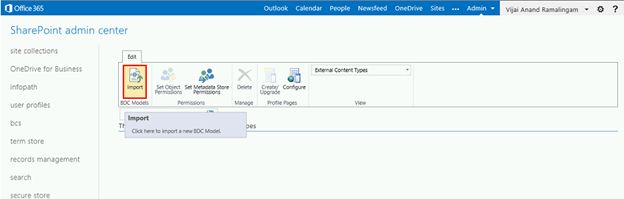 Edit ribbon interface